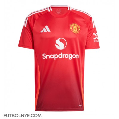 Camiseta Manchester United Bruno Fernandes #8 Primera Equipación 2024-25 manga corta Camiseta Manchester United Bruno Fernandes #8 Primera Equipación 2024-25 manga corta